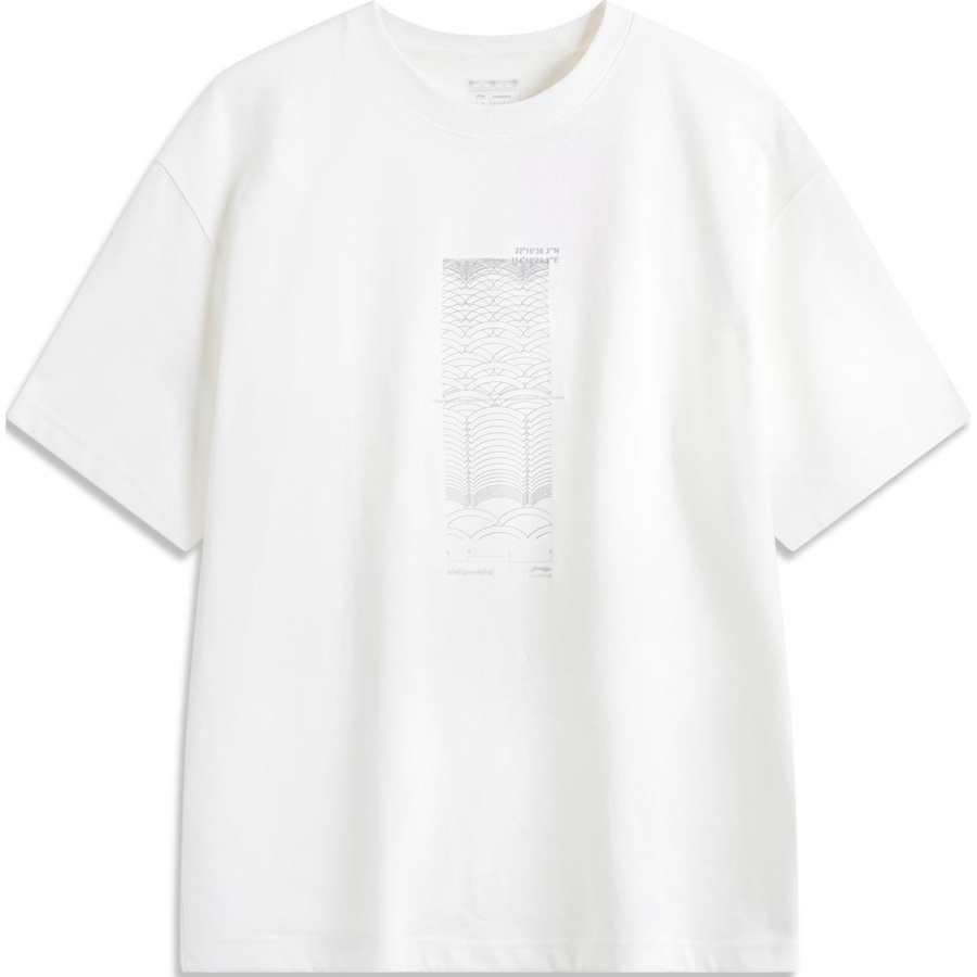 Li-Ning Li Ning x NINEPOINTNINE Sports Life Collection T Shirt Unisex Ivory