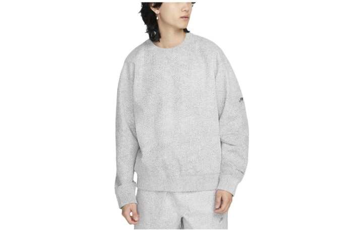 Nike Nike Sweatshirts Men's Gray Crew Neck Moderate Regular