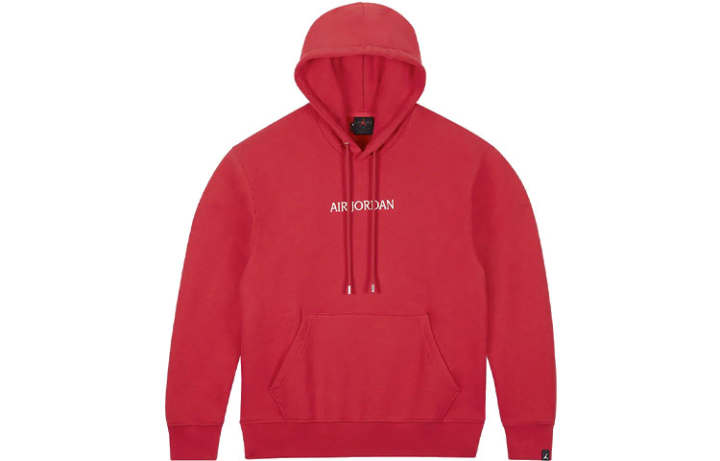 Jordan Jordan JDN FLC Sweatshirts Men's Red Hooded Moderate Regular