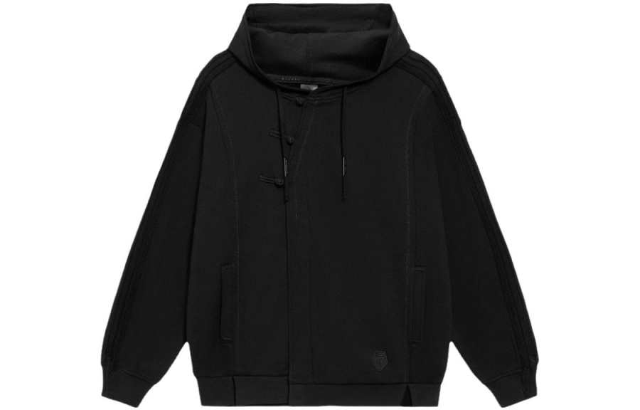 Li-Ning Li Ning Sweatshirts Men's Black Hooded Moderate Regular