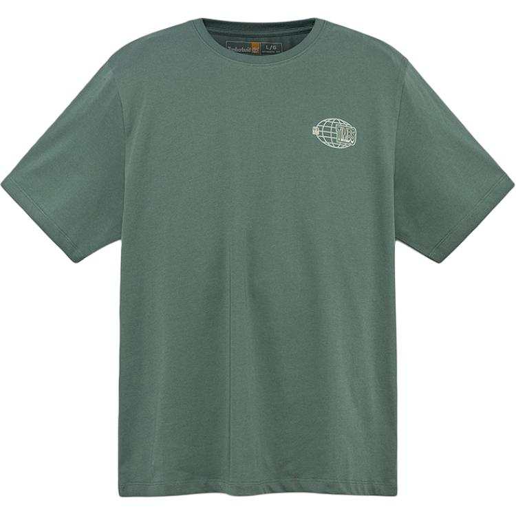 Timberland SS25 T Shirt Unisex Impatiens Green