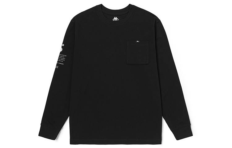 Kappa Sweatshirts Men's Black 990 Crew Neck Moderate