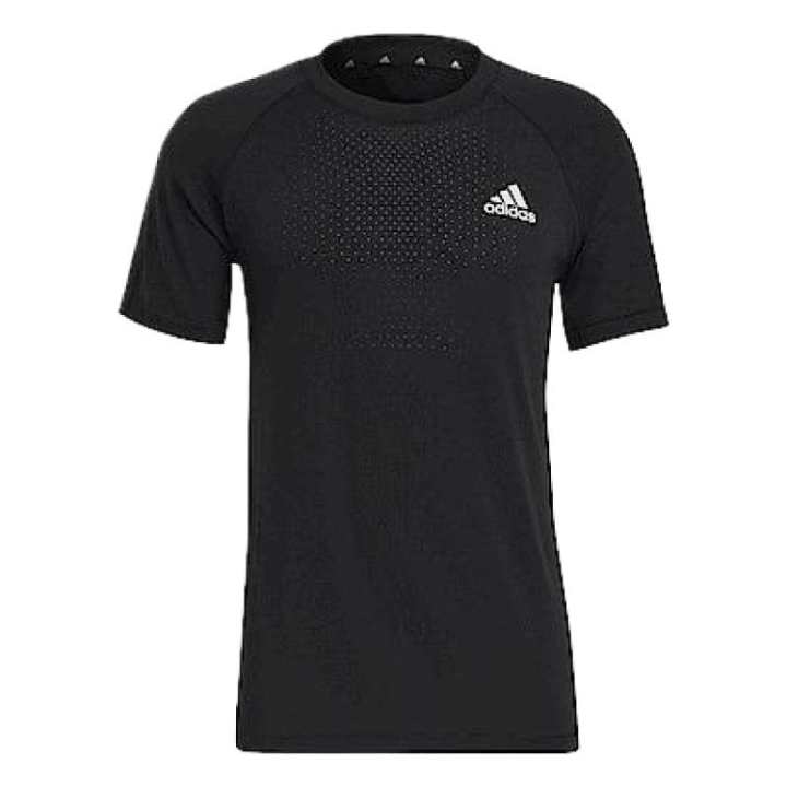 Adidas Adidas T Shirts Men's Black Crew Neck Moderate