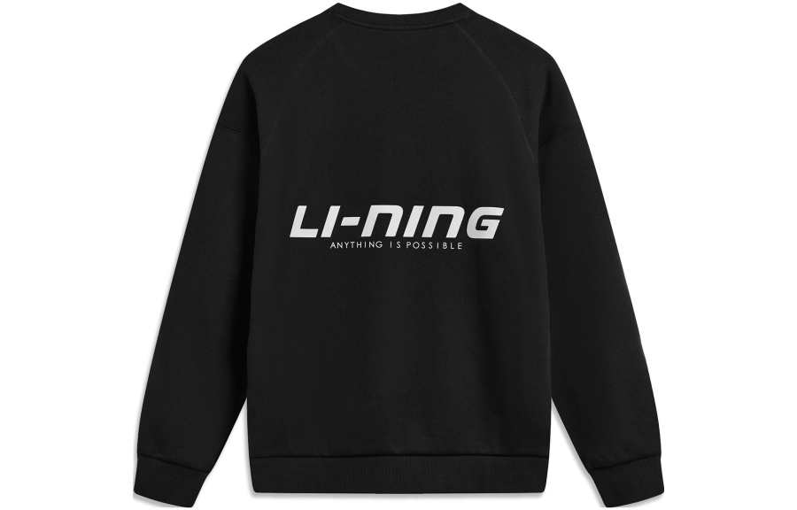 Li-Ning Li Ning Sports Fashion Collection Sweatshirt Unisex Black