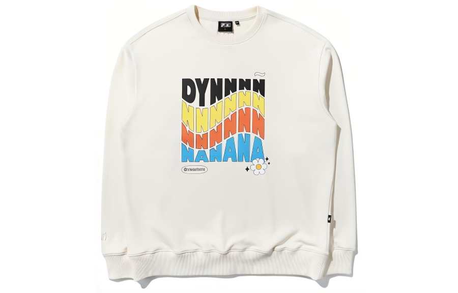 FILA Sweatshirts Men's Ecru Crew Neck Moderate
