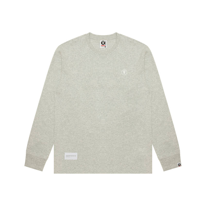 Aape Aape By *A Bathing APE® Logo patch Long sleeved T shirt