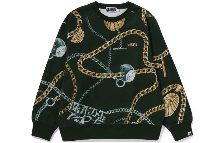 A BATHING APE Bape Jewels Crewneck