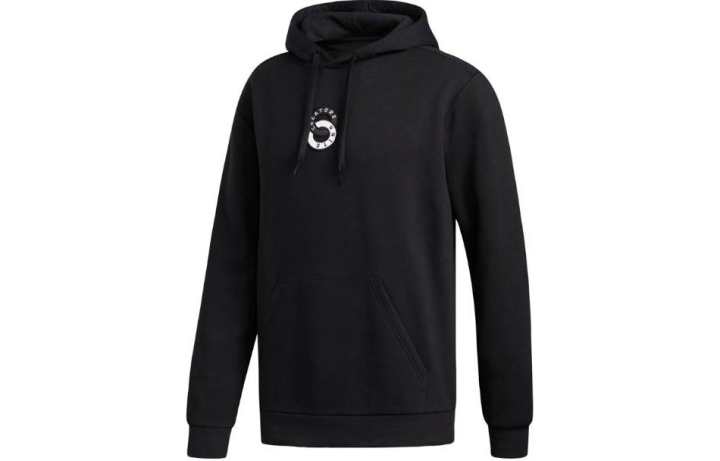 Adidas Adidas Sweatshirts Men's Black Hooded Moderate Regular