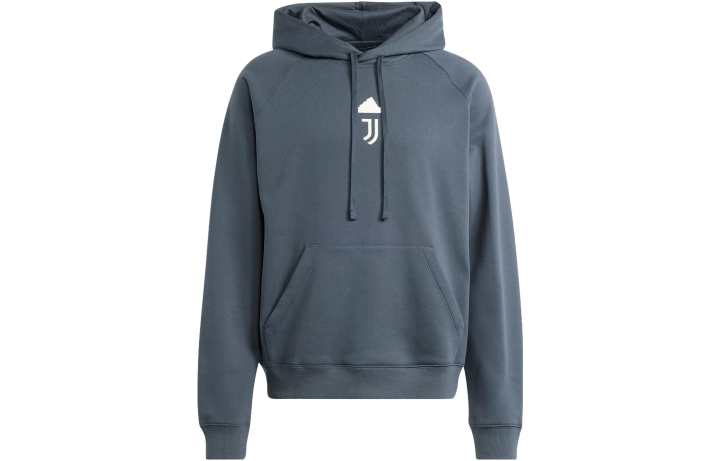 Adidas Adidas Juventus Sweatshirts Men's Dark Blue Gray Hooded Moderate Regular