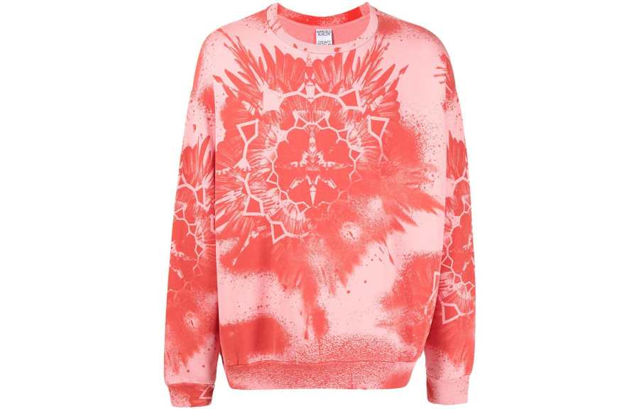 Marcelo Burlon Kaleidoscope Wings Print Cotton Sweatshirt