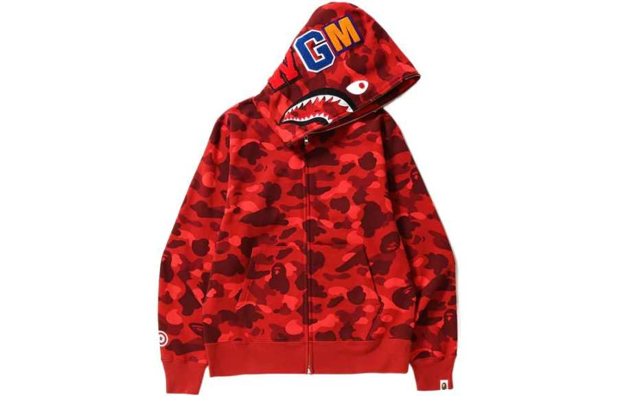 A BATHING APE Bape Color Camo Shark Full Zip Hoodie