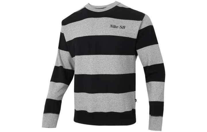 Nike Nike Sweatshirts Men's Black Gray Color Crew Neck Moderate Other