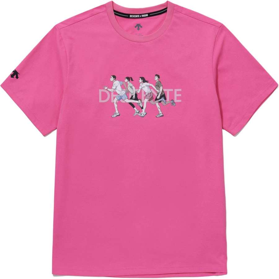 DESCENTE DESCENTE T Shirts Unisex Crew Neck Moderate