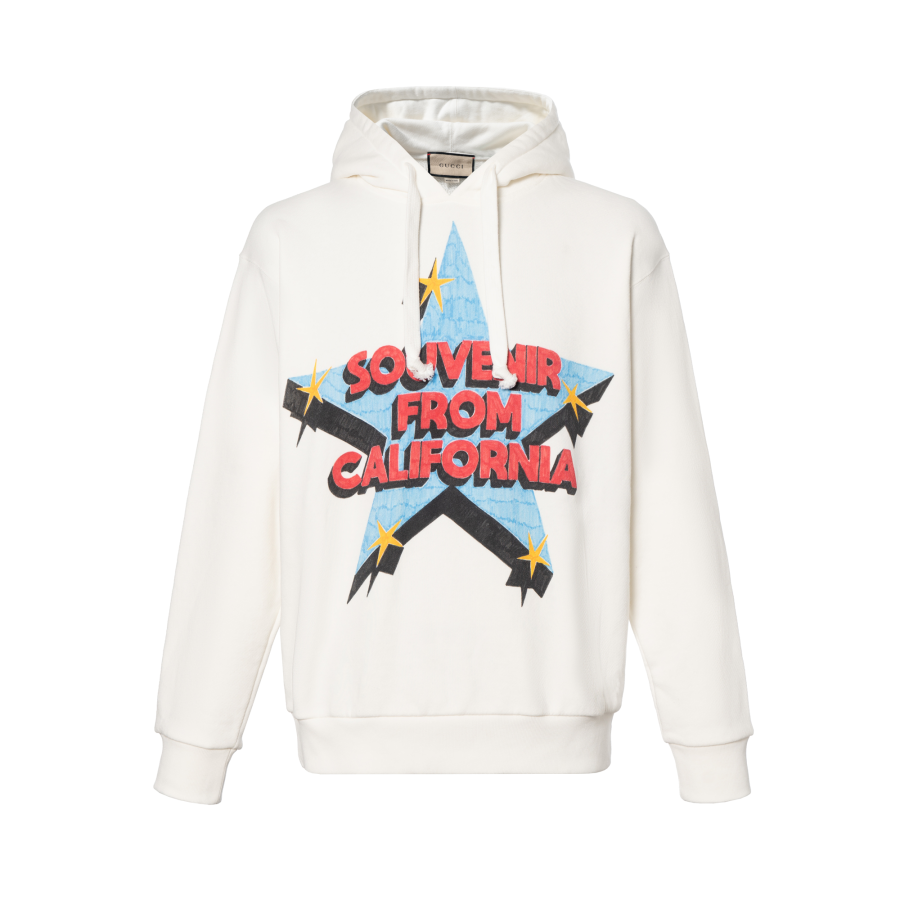 GUCCI Souvenir From California Printed Hoodie