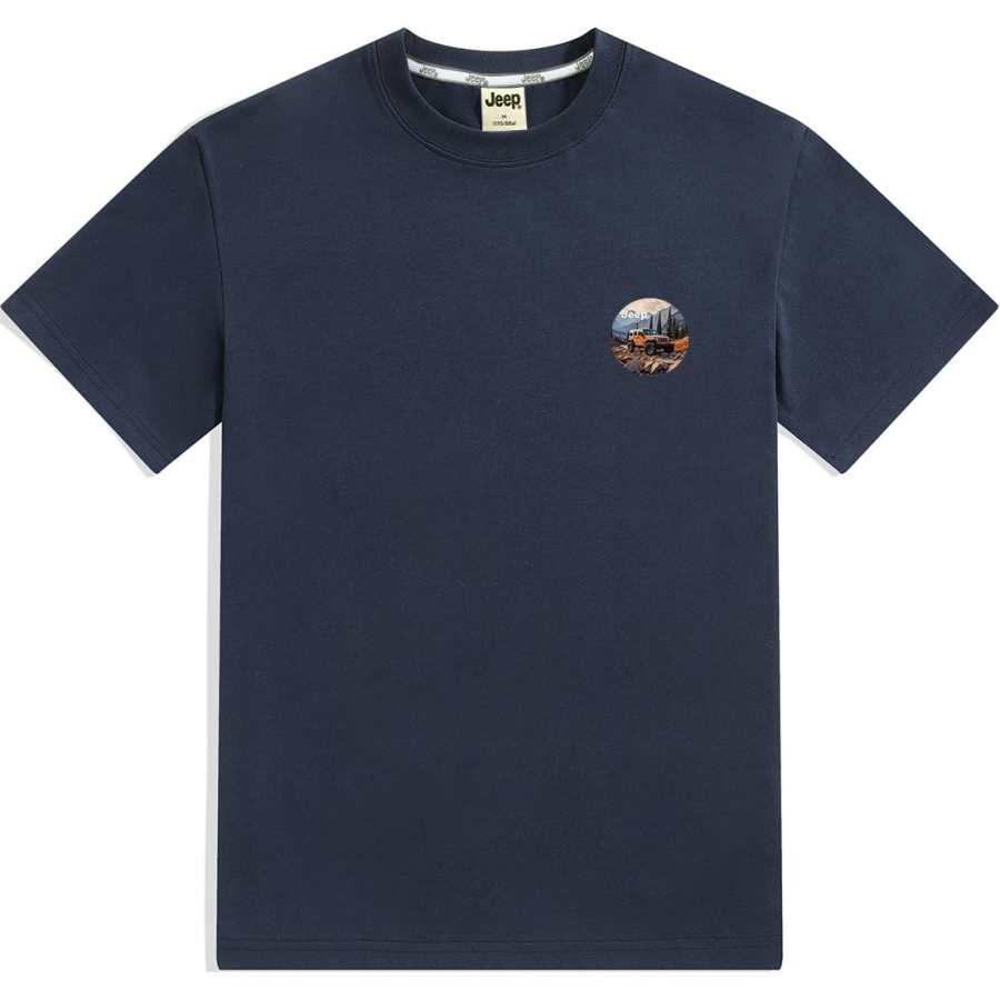 Jeep T Shirts Unisex Crew Neck Thin Heavyweight