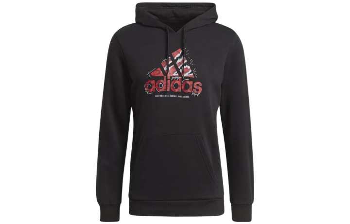 Adidas Adidas Sweatshirts Men's Black Hooded Moderate Other