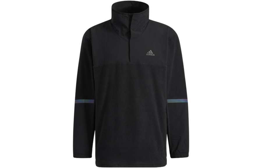 Adidas Adidas Sweatshirts Unisex Black Half Open Collar Moderate Other
