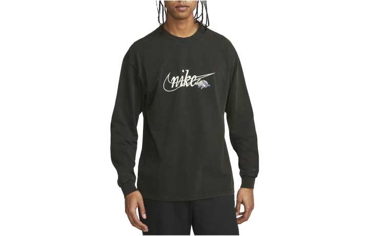 Nike Nike Sweatshirts Men's Black Crew Neck Moderate Regular