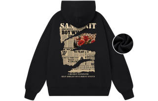 SandKnit Sweatshirts Unisex Hooded Thickened Regular