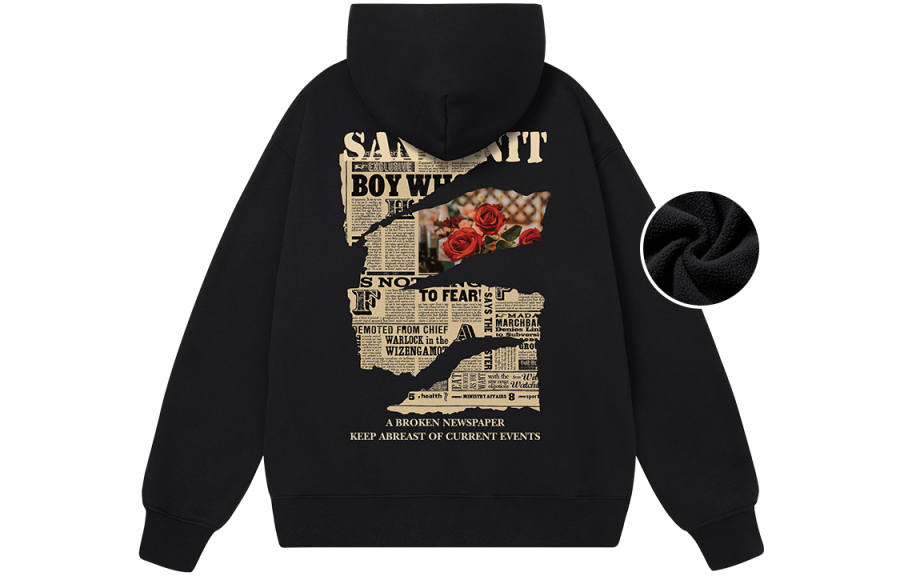 SandKnit Sweatshirts Unisex Hooded Thickened Regular