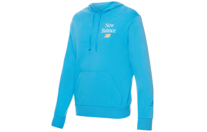 New Balance New Balance Essentials Sweatshirts Men's Blue Hooded Moderate Regular