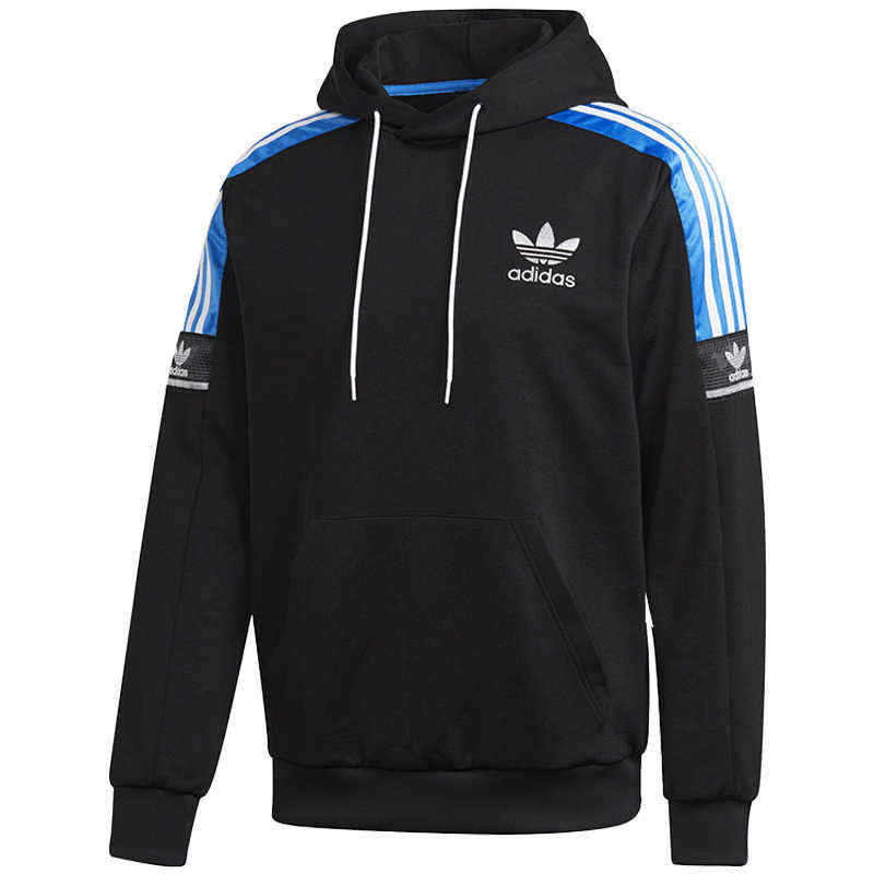 Adidas Originals Sweatshirts Men's Black Hooded Moderate Regular