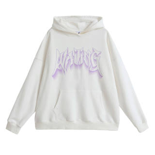 WAITINGWAVE Sweatshirts Unisex Hooded Moderate Regular