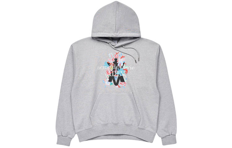 Acme De La Vie Adlv × Lisa Sweatshirts Unisex Gray Hooded Moderate Regular