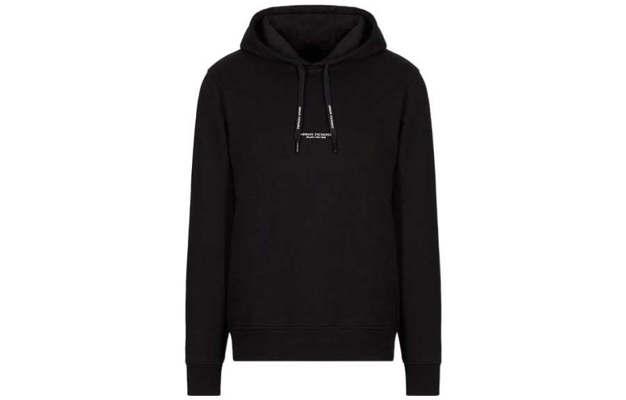 ARMANI EXCHANGE Armani Exchange logo-print drawstring hoodie