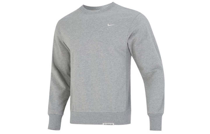 Nike Nike Sweatshirts Men's Light Gray Crew Neck Moderate Regular