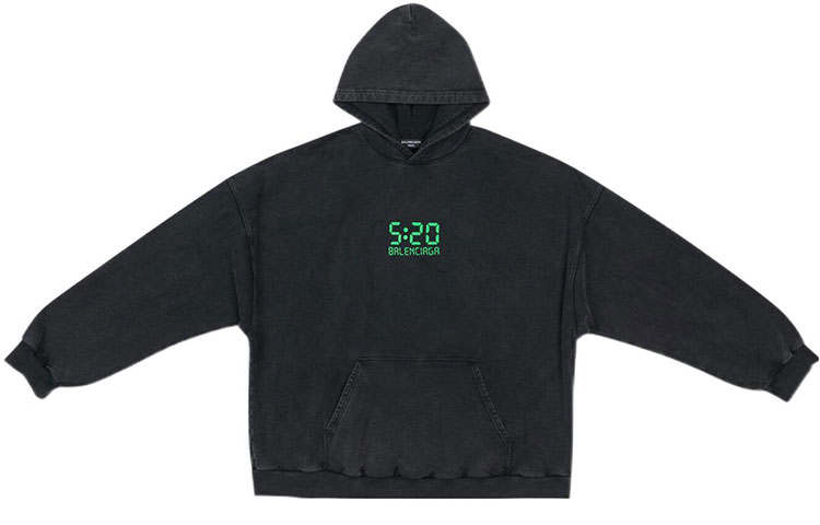 Balenciaga Sweatshirt Loose Fit Unisex Black