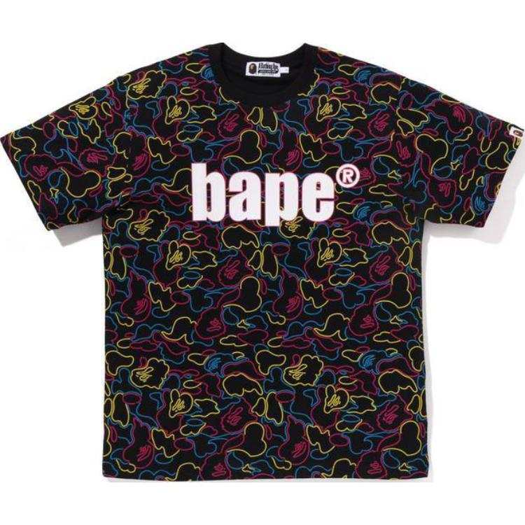A Bathing Ape camouflage-print T-shirt