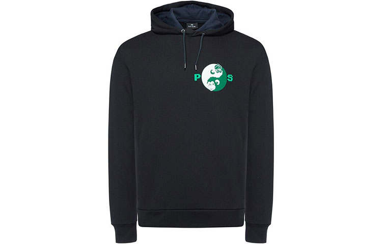 Paul Smith Sweatshirts Men's Black Hooded Moderate Other