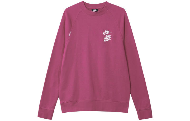 Nike Nike Sweatshirts Men's Pink Crew Neck Moderate Regular