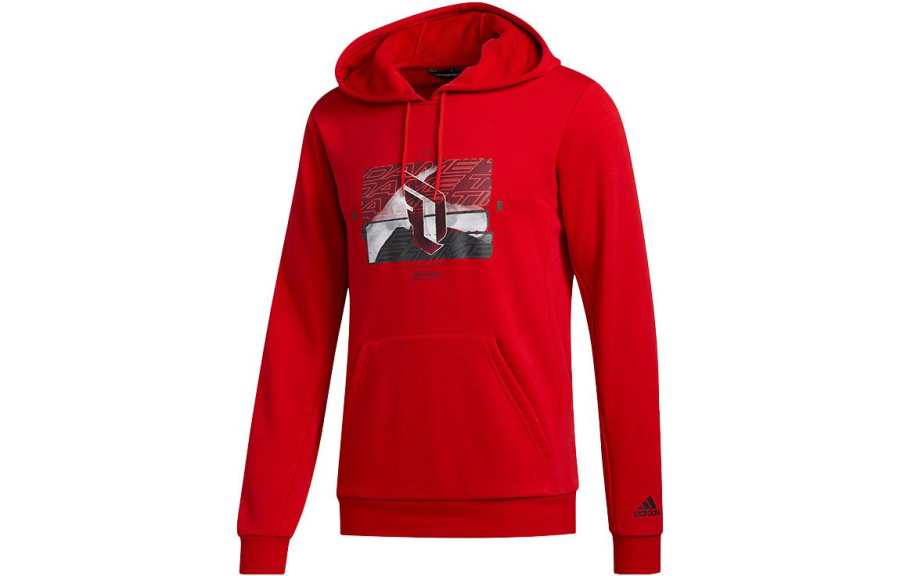 Adidas Neo Sweatshirts Men's Red Hooded Moderate Other