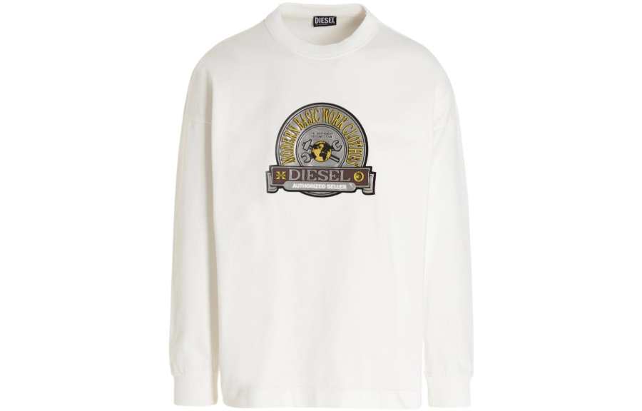 DIESEL DIESEL Logo Patch Crewneck Sweatshirt