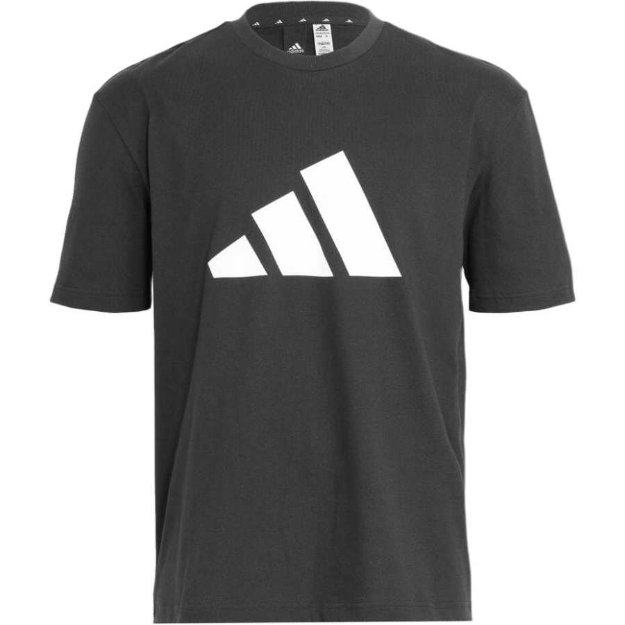 Adidas Adidas T Shirts Men's Black Crew Neck Moderate Straight Fit