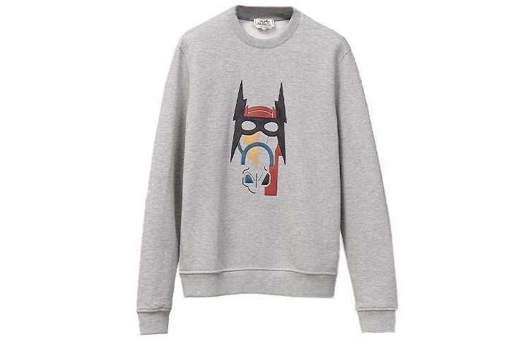 HERMES HERMES FW22 Sweatshirt Men's Light Gray
