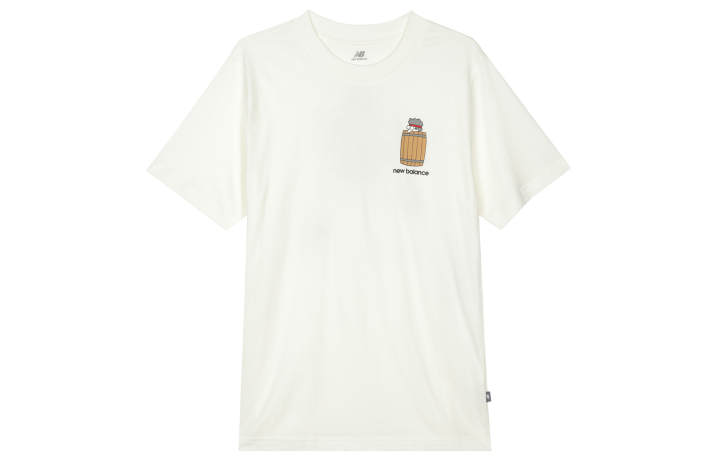 New Balance New Balance Barrel Runner T Shirt Men's White