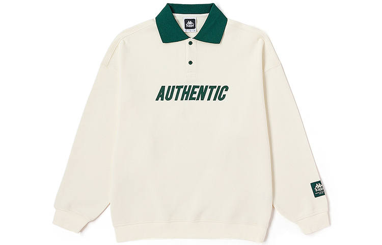 Kappa Sweatshirts Unisex Polo Collar Moderate Regular
