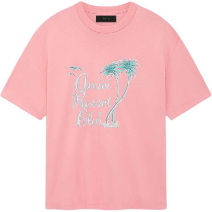 AMIRI AMIRI Palm Tree Printed Crewneck T Shirt