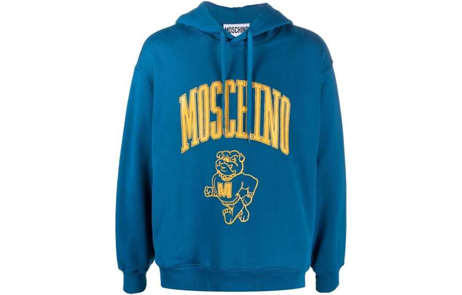MOSCHINO MOSCHINO Sweatshirts Men's Blue Moderate Regular