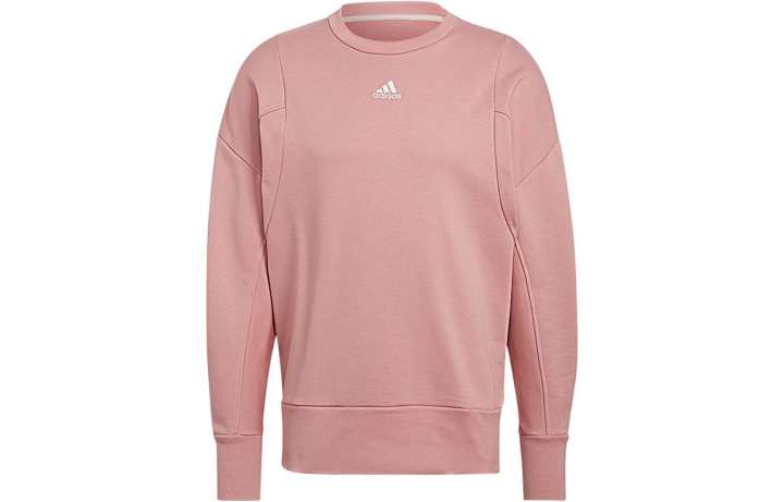 Adidas Adidas Sweatshirts Men's Pink Crew Neck Moderate
