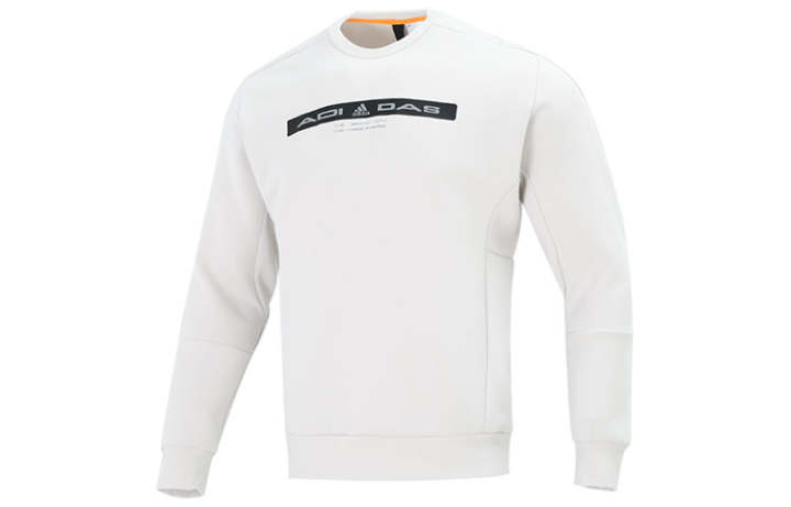 Adidas Adidas Sweatshirts Men's Ivory Crew Neck Moderate Regular