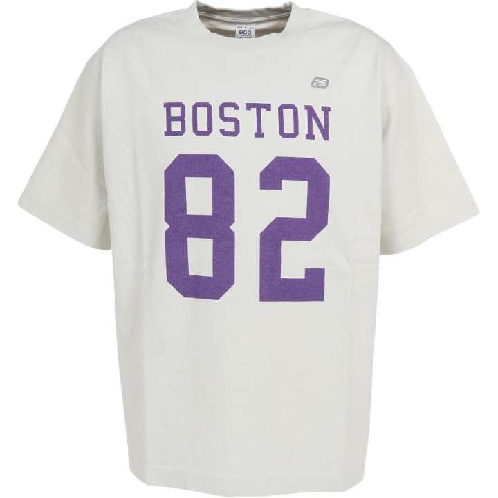 New Balance New Balance T Shirts Men's Gray Crew Neck Moderate