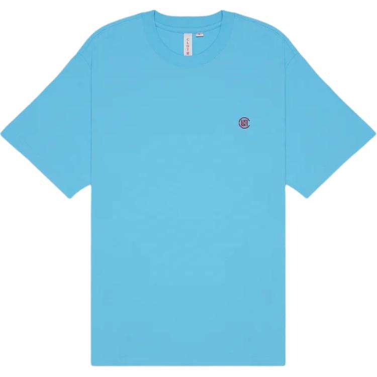 CLOT Chinese Capsule Collection T Shirts Unisex Blue Crew Neck Moderate Straight Fit