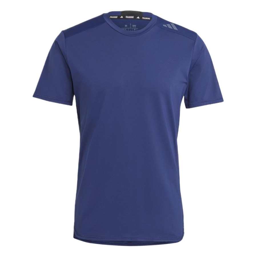Adidas Adidas T Shirts Men's Blue Crew Neck Moderate