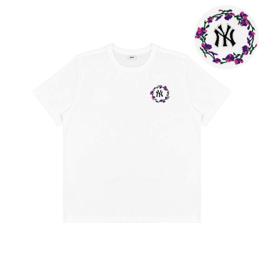 MLB MLB T Shirts Unisex White Crew Neck Moderate Straight Fit