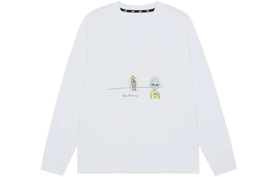 New Balance New Balance New Balance X Cayl Balaclava Sweatshirts Unisex White Crew Neck Moderate