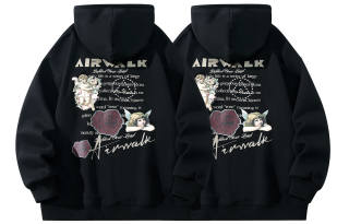Airwalk Sweatshirts Unisex Hooded Thin Heavyweight